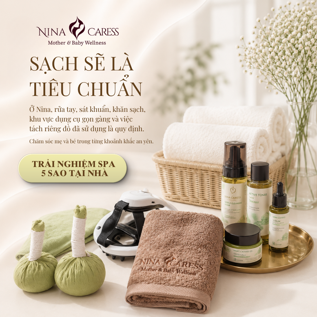 Tiêu chuẩn sạch sẽ tại Nina Caress